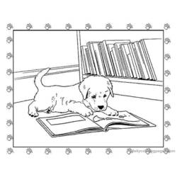 Dibujo para colorear: Cachorro (Animales) #2973 - Dibujos para Colorear e Imprimir Gratis