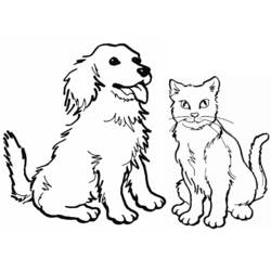 Dibujo para colorear: Cachorro (Animales) #3001 - Dibujos para Colorear e Imprimir Gratis
