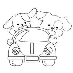 Dibujo para colorear: Cachorro (Animales) #3074 - Dibujos para Colorear e Imprimir Gratis