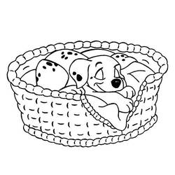 Dibujo para colorear: Cachorro (Animales) #3081 - Dibujos para Colorear e Imprimir Gratis