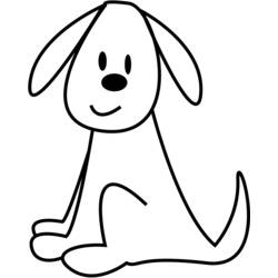 Dibujo para colorear: Cachorro (Animales) #3085 - Dibujos para Colorear e Imprimir Gratis