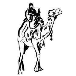 Dibujo para colorear: Camello (Animales) #1755 - Dibujos para Colorear e Imprimir Gratis