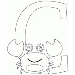 Dibujo para colorear: Cangrejo (Animales) #4764 - Dibujos para Colorear e Imprimir Gratis