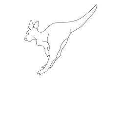 Dibujo para colorear: Canguro (Animales) #9287 - Dibujos para Colorear e Imprimir Gratis