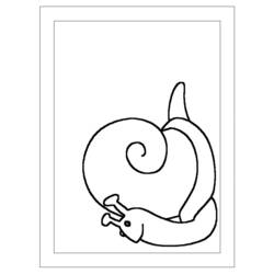 Dibujo para colorear: Caracol (Animales) #6582 - Dibujos para Colorear e Imprimir Gratis