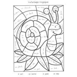 Dibujo para colorear: Caracol (Animales) #6589 - Dibujos para Colorear e Imprimir Gratis