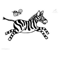 Dibujo para colorear: Cebra (Animales) #13003 - Dibujos para Colorear e Imprimir Gratis
