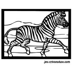 Dibujo para colorear: Cebra (Animales) #13052 - Dibujos para Colorear e Imprimir Gratis
