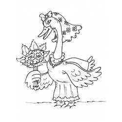 Dibujo para colorear: Cisne (Animales) #5082 - Dibujos para Colorear e Imprimir Gratis