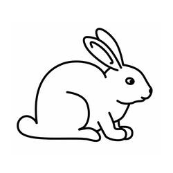Dibujo para colorear: Conejo (Animales) #9500 - Dibujos para Colorear e Imprimir Gratis