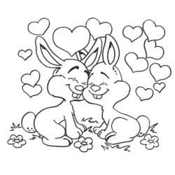 Dibujo para colorear: Conejo (Animales) #9551 - Dibujos para Colorear e Imprimir Gratis