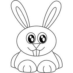 Dibujo para colorear: Conejo (Animales) #9563 - Dibujos para Colorear e Imprimir Gratis