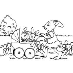 Dibujo para colorear: Conejo (Animales) #9576 - Dibujos para Colorear e Imprimir Gratis