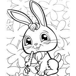Dibujo para colorear: Conejo (Animales) #9618 - Dibujos para Colorear e Imprimir Gratis