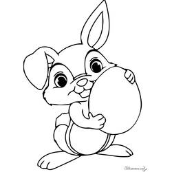 Dibujo para colorear: Conejo (Animales) #9647 - Dibujos para Colorear e Imprimir Gratis