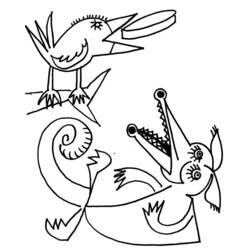 Dibujo para colorear: Cuervo (Animales) #4304 - Dibujos para Colorear e Imprimir Gratis