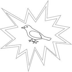 Dibujo para colorear: Cuervo (Animales) #4374 - Dibujos para Colorear e Imprimir Gratis