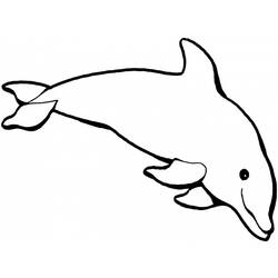 Dibujo para colorear: Delfín (Animales) #5095 - Dibujos para Colorear e Imprimir Gratis