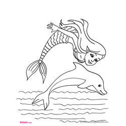 Dibujo para colorear: Delfín (Animales) #5129 - Dibujos para Colorear e Imprimir Gratis