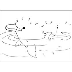 Dibujo para colorear: Delfín (Animales) #5149 - Dibujos para Colorear e Imprimir Gratis