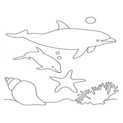 Dibujo para colorear: Delfín (Animales) #5219 - Dibujos para Colorear e Imprimir Gratis