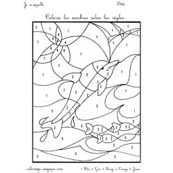 Dibujo para colorear: Delfín (Animales) #5222 - Dibujos para Colorear e Imprimir Gratis