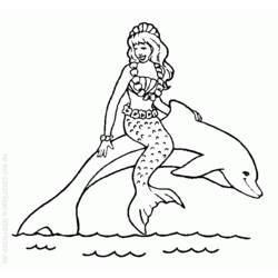 Dibujo para colorear: Delfín (Animales) #5237 - Dibujos para Colorear e Imprimir Gratis