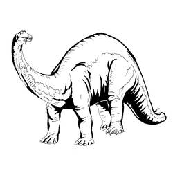 Dibujo para colorear: Dinosaurio (Animales) #5497 - Dibujos para Colorear e Imprimir Gratis