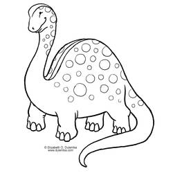 Dibujo para colorear: Dinosaurio (Animales) #5503 - Dibujos para Colorear e Imprimir Gratis