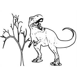 Dibujo para colorear: Dinosaurio (Animales) #5505 - Dibujos para Colorear e Imprimir Gratis