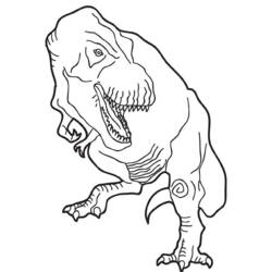 Dibujo para colorear: Dinosaurio (Animales) #5515 - Dibujos para Colorear e Imprimir Gratis