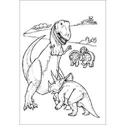 Dibujo para colorear: Dinosaurio (Animales) #5526 - Dibujos para Colorear e Imprimir Gratis