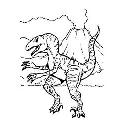 Dibujo para colorear: Dinosaurio (Animales) #5531 - Dibujos para Colorear e Imprimir Gratis