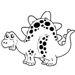Dibujo para colorear: Dinosaurio (Animales) #5537 - Dibujos para Colorear e Imprimir Gratis