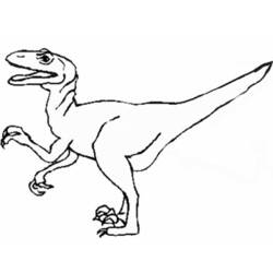 Dibujo para colorear: Dinosaurio (Animales) #5571 - Dibujos para Colorear e Imprimir Gratis