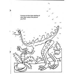 Dibujo para colorear: Dinosaurio (Animales) #5577 - Dibujos para Colorear e Imprimir Gratis