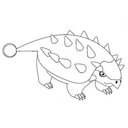 Dibujo para colorear: Dinosaurio (Animales) #5583 - Dibujos para Colorear e Imprimir Gratis