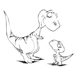 Dibujo para colorear: Dinosaurio (Animales) #5589 - Dibujos para Colorear e Imprimir Gratis