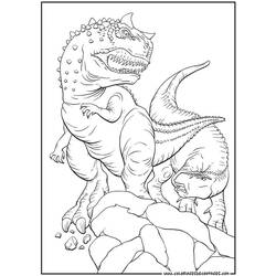 Dibujo para colorear: Dinosaurio (Animales) #5603 - Dibujos para Colorear e Imprimir Gratis