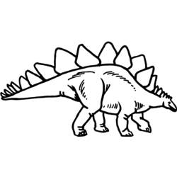Dibujo para colorear: Dinosaurio (Animales) #5651 - Dibujos para Colorear e Imprimir Gratis