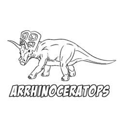 Dibujo para colorear: Dinosaurio (Animales) #5671 - Dibujos para Colorear e Imprimir Gratis