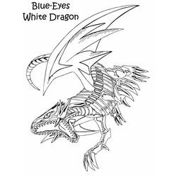 Dibujo para colorear: Dragón (Animales) #5720 - Dibujos para Colorear e Imprimir Gratis
