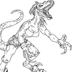 Dibujo para colorear: Dragón (Animales) #5766 - Dibujos para Colorear e Imprimir Gratis