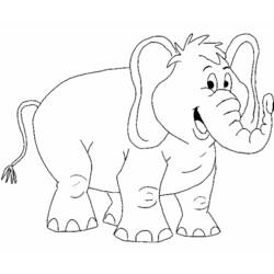 Dibujo para colorear: Elefante (Animales) #6304 - Dibujos para Colorear e Imprimir Gratis
