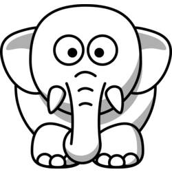 Dibujo para colorear: Elefante (Animales) #6370 - Dibujos para Colorear e Imprimir Gratis