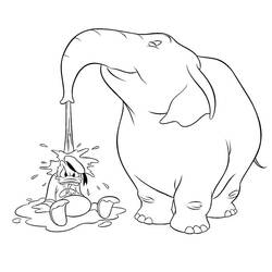 Dibujo para colorear: Elefante (Animales) #6415 - Dibujos para Colorear e Imprimir Gratis