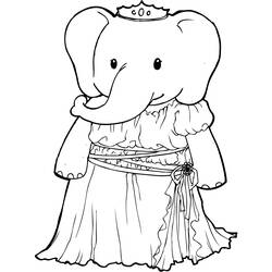 Dibujo para colorear: Elefante (Animales) #6436 - Dibujos para Colorear e Imprimir Gratis