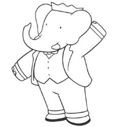 Dibujo para colorear: Elefante (Animales) #6438 - Dibujos para Colorear e Imprimir Gratis