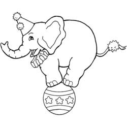 Dibujo para colorear: Elefante (Animales) #6481 - Dibujos para Colorear e Imprimir Gratis