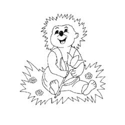 Dibujo para colorear: Erizo (Animales) #8247 - Dibujos para Colorear e Imprimir Gratis